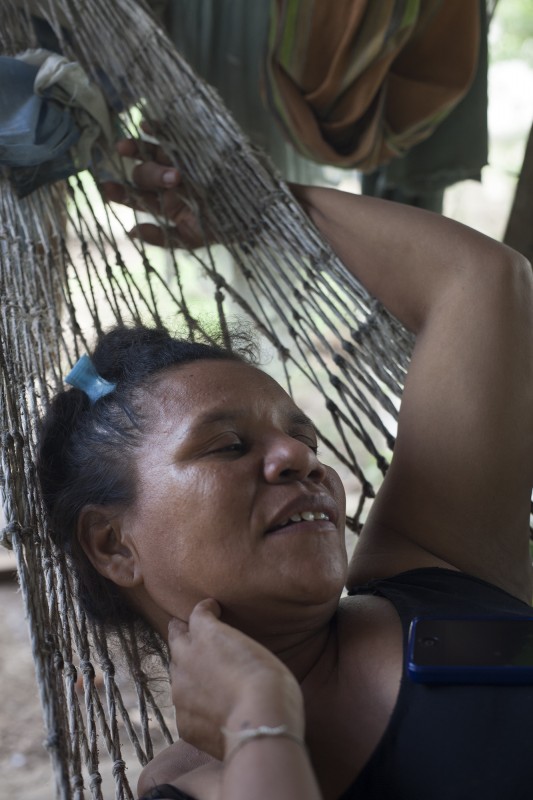 Gavelys at home in Membrillar. On the finca where she lived with her family in Atanquez, she denied members of the FARC food and shelter, and they returned later to slaughter all of her family&#039;s chickens. Two of her brothers were killed by another armed group (paramilitaries) in the area in the early 2000s. She was given 24 hours to clear out of her home by paramilitaries upon her release from prison.&amp;nbsp;