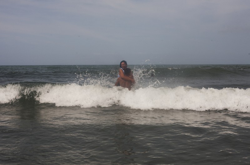 Gavelys&#039; son Osneider carries her into the ocean, over an hour from their home. When Osneider was 16, he went to the jail where his mother was being held and confronted the armed group who had falsely accused Gavelys of guerrilla sympathizing. He said, &quot;Kill me if you want, but tell me why you are holding my Mother and let me see her.&quot;