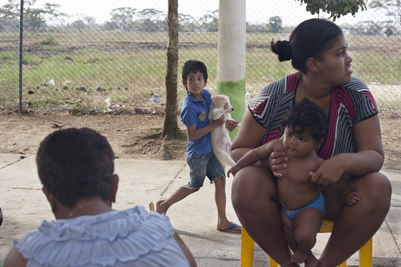 In Refugio La Carolina, where Omayda sits with her daughter-in-law and granddaughter who live above her in an add-on floor they built when the growing family began to run out of room. Early on, Omayda told me she does not identify with the phrase &quot;displaced woman.&quot; She is a woman, a mother, a sister, and an artistan first; and &#039;displacment&#039; is merely the deplorable circumstances through which she has passed.&amp;nbsp;